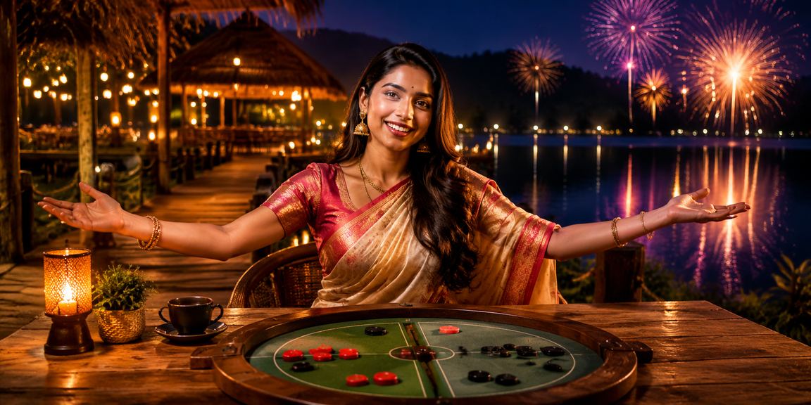 সিলেটের চা বাগানে রুলেট গেম দৃশ্য